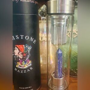 Blue Crystal Infuser Bottle